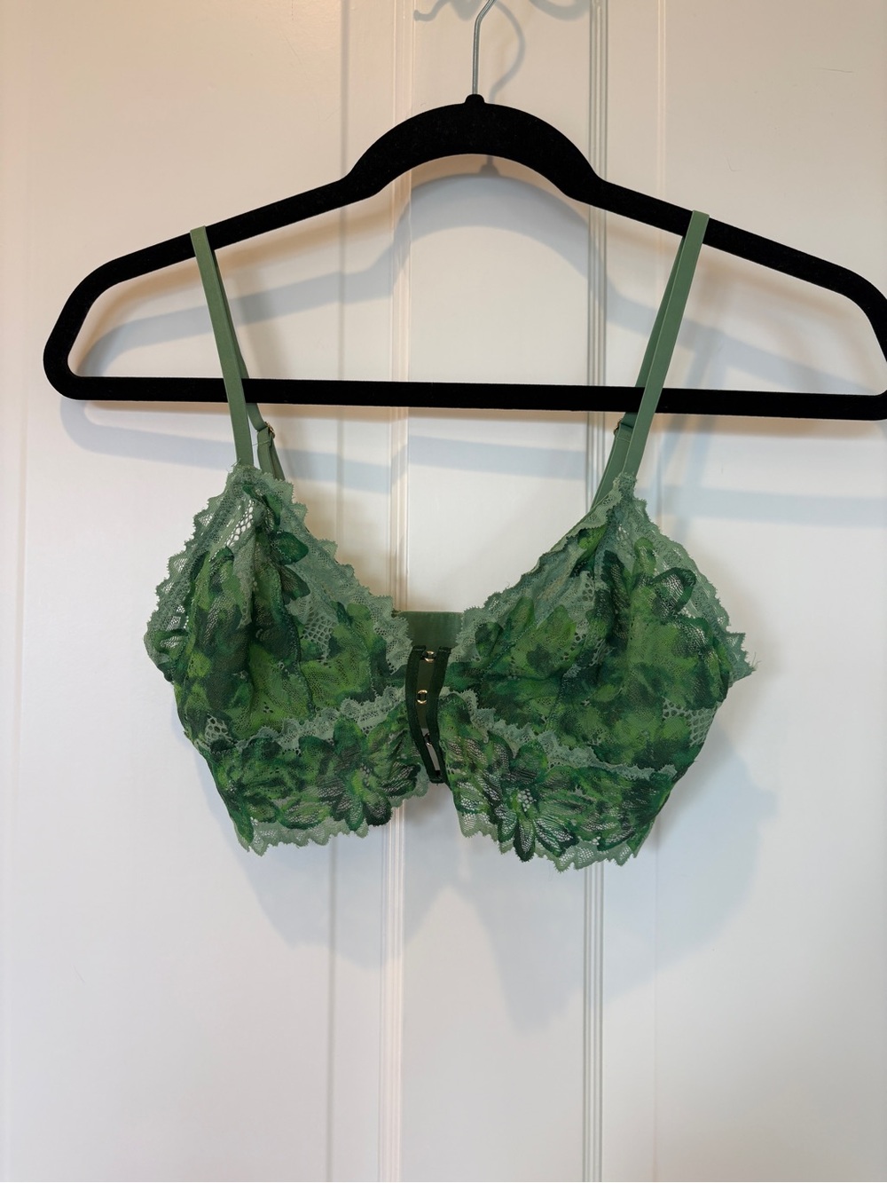 Aerie Sunkissed Green Lace Bralette